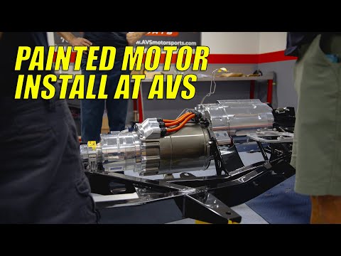  Painted motor assembly for Customer's SEMA 2025 build