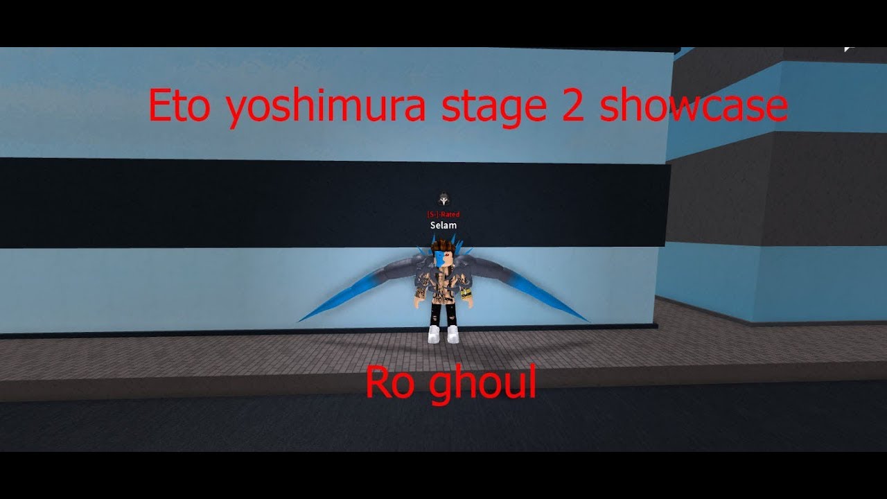 Eto Yoshimura Stage 2 Showcase Ro Ghoul Youtube - roblox ro ghoul one eyed owl stage 2 youtube