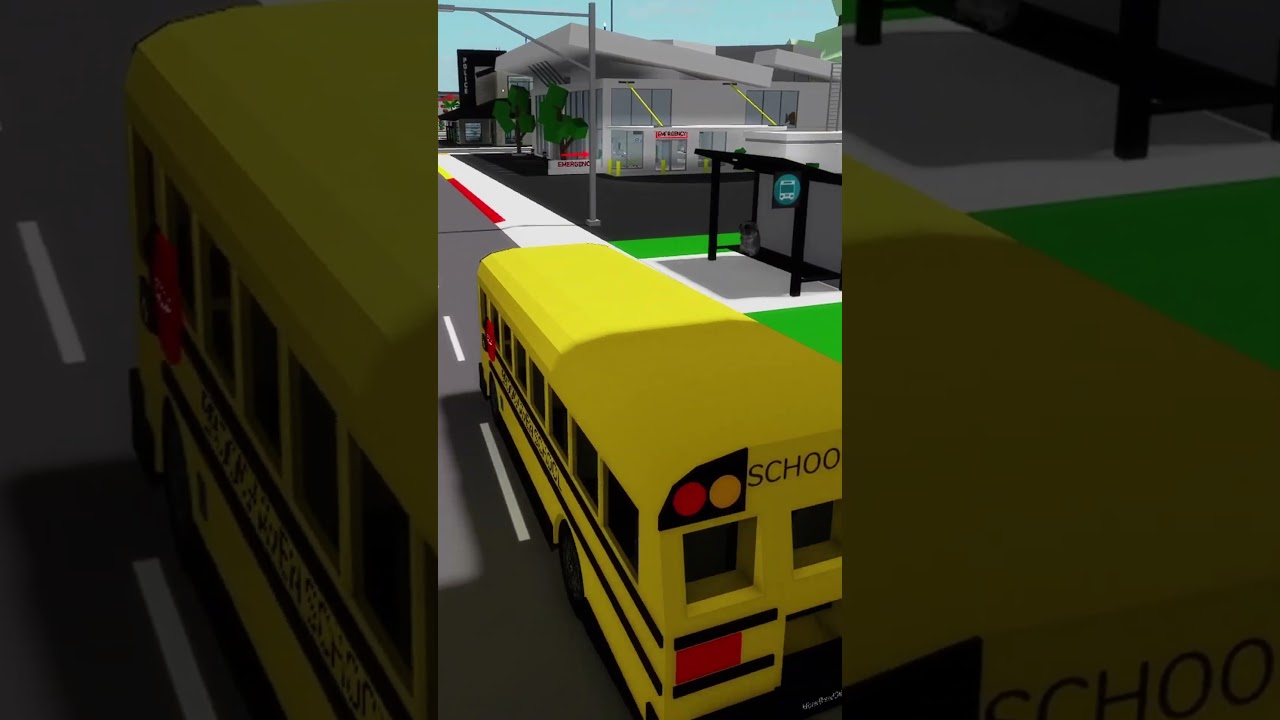 Il a raté le bus! 🤣🚌 #shorts #roblox #brookhaven