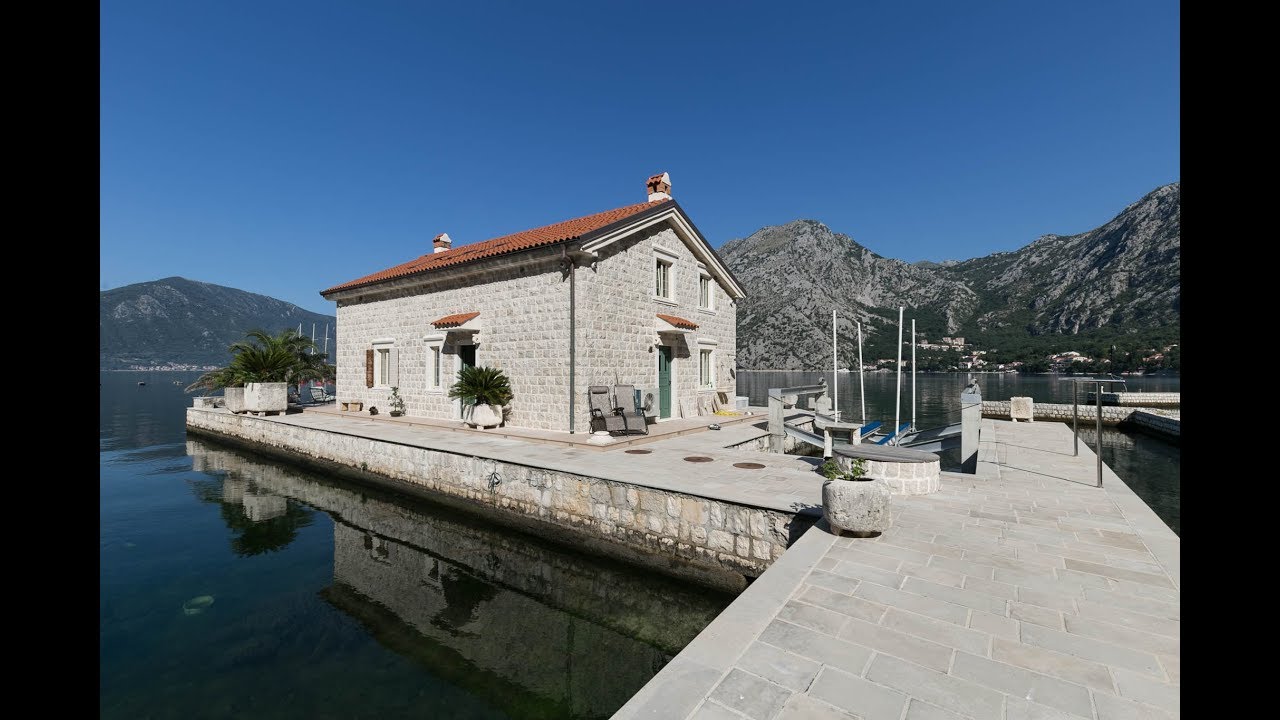 Kotor Bay - Ljuta, Amazing Waterfront Stone Villa
