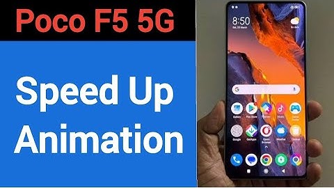 How to speed up animation, poco f5 5g animation speed kaise increase Karen