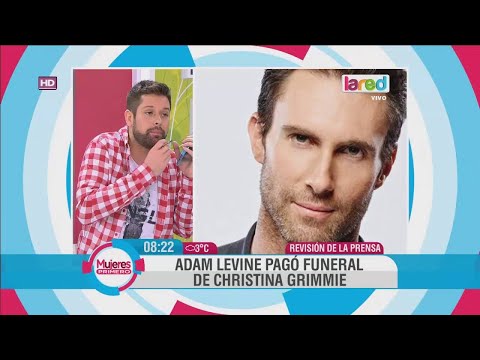 La emocionante acción de Adam Levine tras la muerte de Christina Grimmie