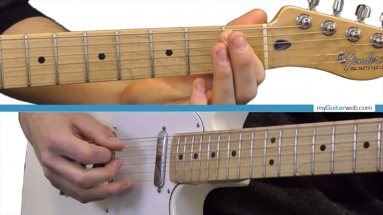 Guitar Lesson: Boogie in C with a backing track