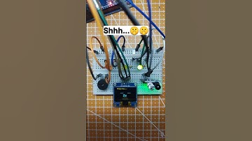 Shhh! 🤫 Arduino IR Sensor + OLED Virtual Bot | Facial Expressions DIY
