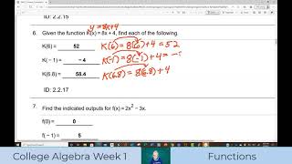 How to Evaluate Functions with the Help of a TI 84 Graphing Calculator