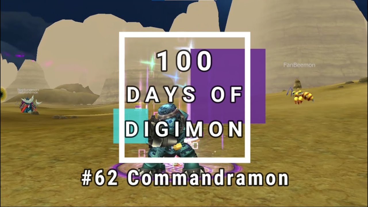 062. Commandramon - 100 Days of Digimon Journey ! - Digimon Masters ...