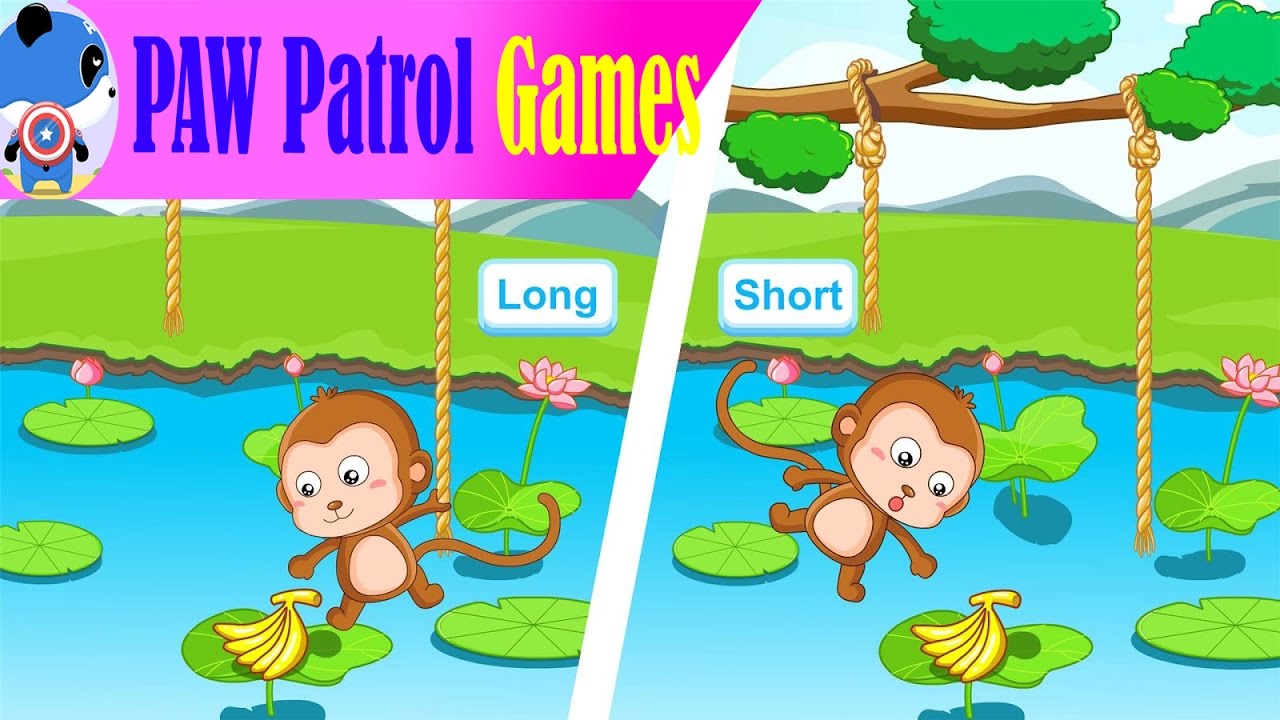 Paw Patrol Games - Learn Antonyms With Funny Contrasts - Educational Game For Babies