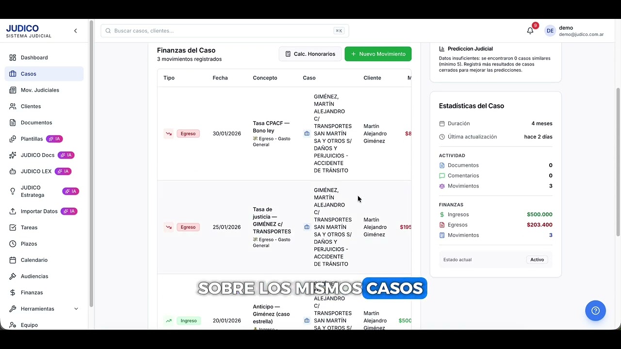 JUDICO — Cómo funciona