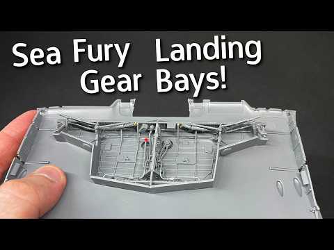 Supersize 1/32 Scale Hawker Sea Fury FB.11 from DBMK Build & Review - Landing Gear Bays - Part 2