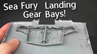 Supersize 1/32 Scale Hawker Sea Fury FB.11 from DBMK Build & Review - Landing Gear Bays - Part 2