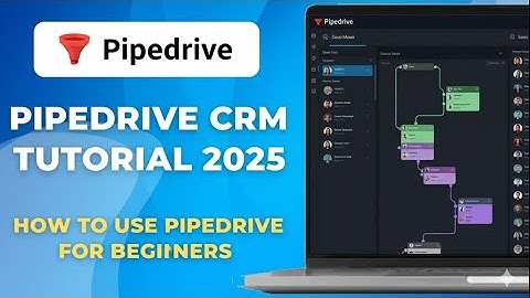 How To Use Pipedrive For Beginners (Pipedrive CRM Tutorial 2025)
