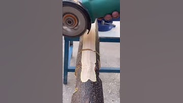 Wood Carving Chain Disc Demo 2021- Does it work ?