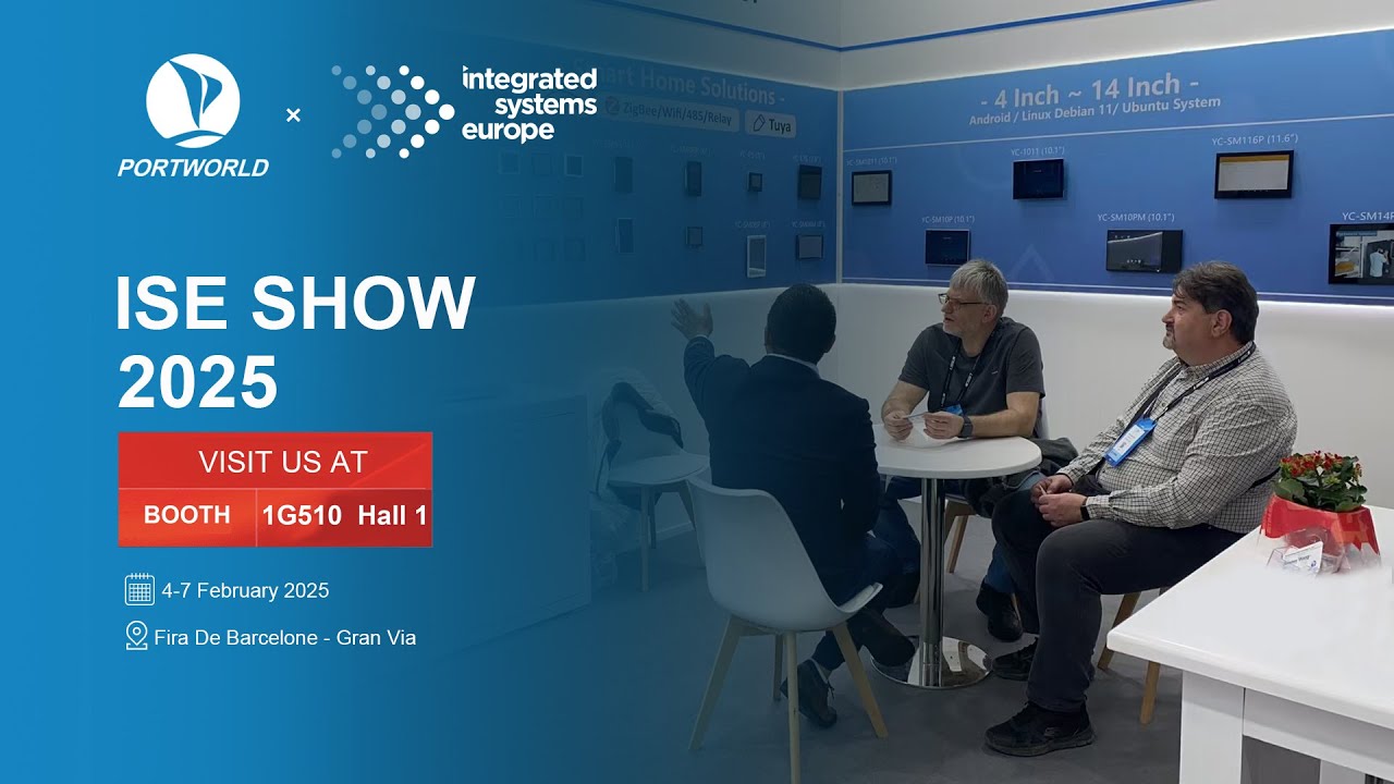 Portworld at ISE 2025 | Smart Home Control Panel Innovation Unveiled ...