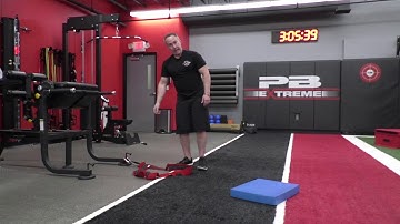 NT Loop Reverse Nordics - Great New Quads Exercise with Band