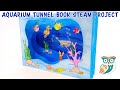 Aquarium tunnel book tutorial for kids