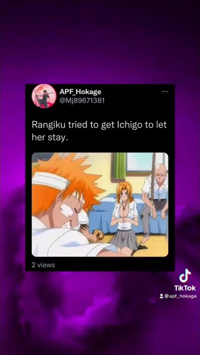 Would you let her stay? | #anime #bleach #shorts