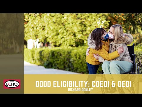 DODD Eligibility COEDI & OEDI - Systems of Care ECHO for MSY