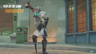 Junkrat Dives In solo to Save Point Gets Sextuple Kill