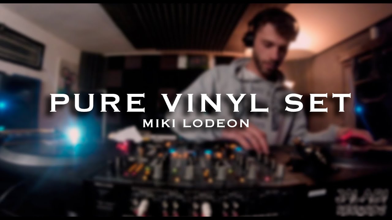 MIKI LODEON dj set PURE VINYL TECHNO 003 - YouTube