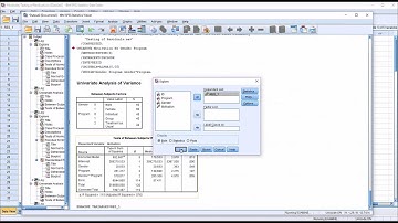 Normality Testing for Residuals in ANOVA using SPSS