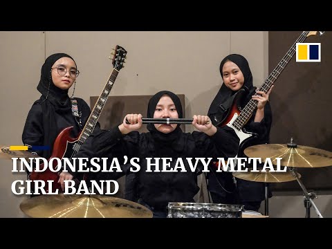 Indonesian heavy metal girl band VoB defies social norms