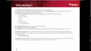 Optimising your McAfee Encryption Solution Webinar