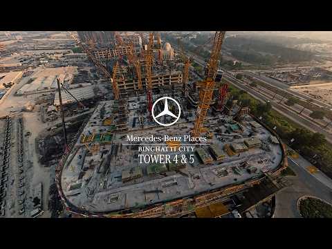 Play the Mercedes Benz Places by Binghatti construction update video