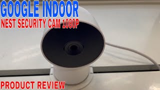 ✅  Google indoor Nest Security Cam 1080p (Wired) - 2nd Generation - Snow 🔴