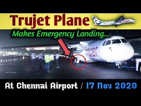 ✅Trujet✈ Plane Makes Emergency Landing At Chennai Airport | Belgaum-Mysore Flight |