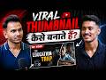How To Create Viral Thumbnail? ft. @The_SaqlainKhan