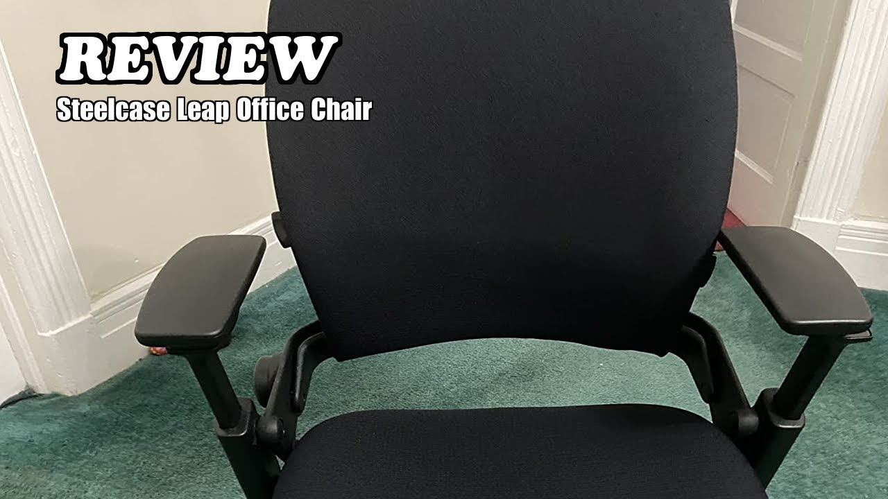Steelcase Leap Office Chair Review 2024 Black Frame and Buzz2 Black
