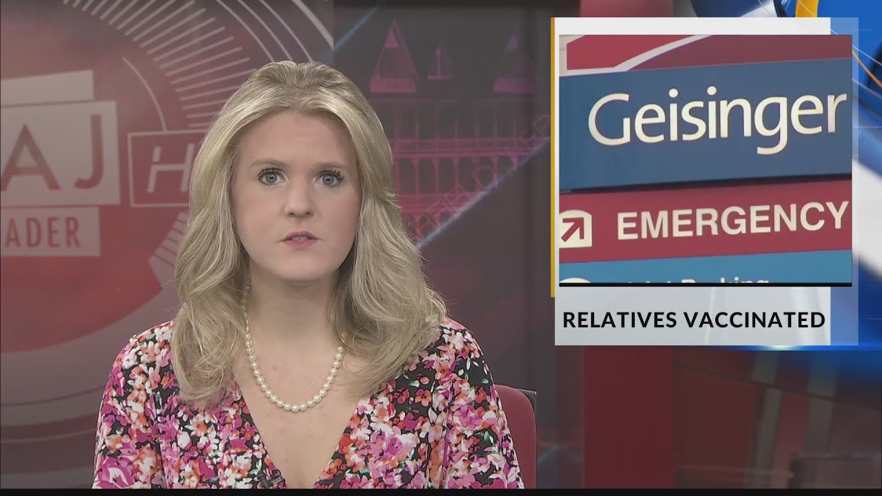 Geisinger Provided Vaccines for Employee Relatives - YouTube