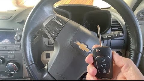 Chevrolet Trailblazer 2013 Key Using Autel 508