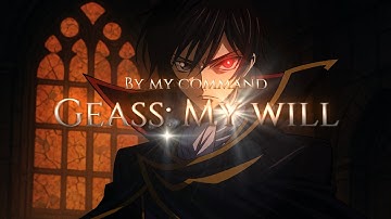 🎭 Geass: My Will | Code Geass inspired original song (Lelouch Tribute)