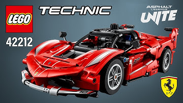 LEGO Technic Ferrari FXX K (42212)[897 pcs] Step-by-Step Building Instructions @TopBrickBuilder