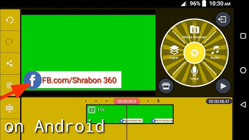 How to make Facebook Intro Green Screen lower third with kinemaster In Android phone.