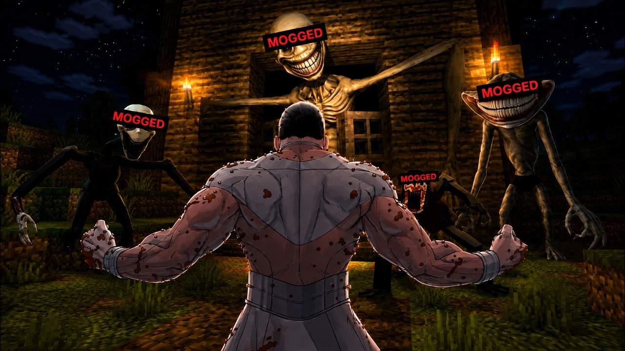 MINECRAFT DE TERROR mas... EU SOU UM VILTRUMITA !