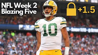NFL Week 2 Blazing Five!