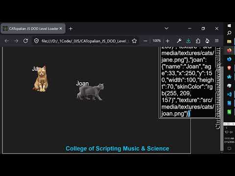 JavaScript Data Oriented Design DOD Level Loader