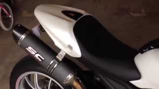 Ducati Monster 1100 + SC Project 2-1 exhaust