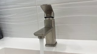 Modern Bathroom, Done Right-Moen Revyl Chrome One-Handle Single Hole Modern Bathroom Sink Faucet wit