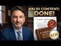 Florida Rule of Professional Conduct 4-7.16 — Presumptively Valid Content