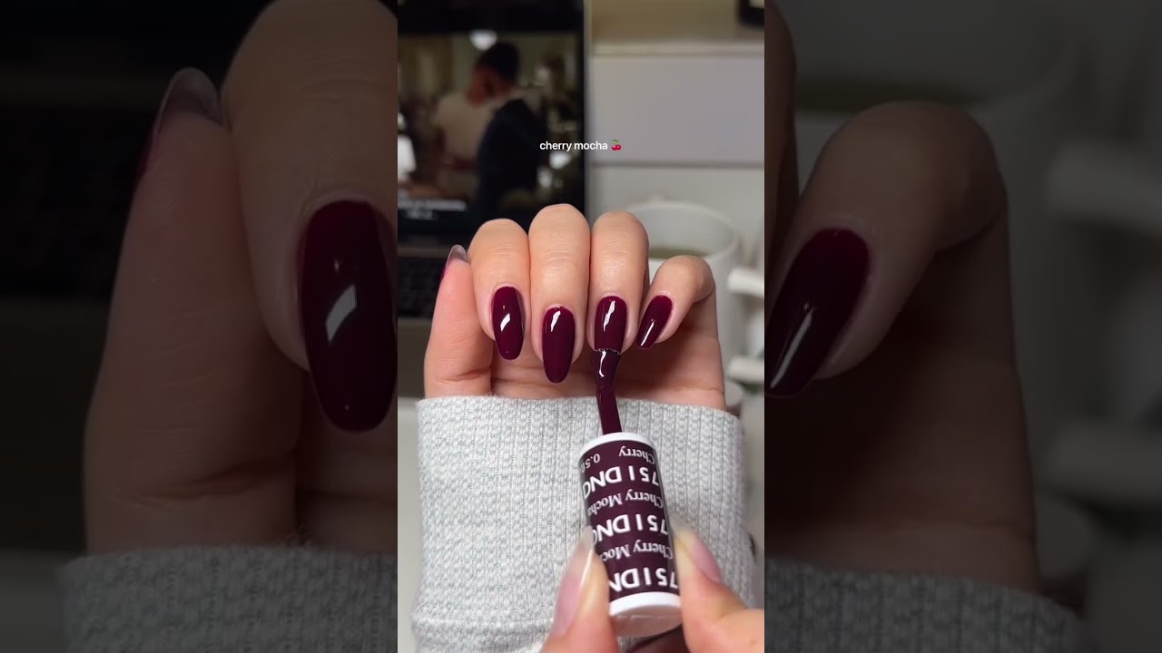 Fall in love with DND751 Cherry Mocha this autumn 🍒☕️  