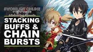 Sword Art Online Alicization Lycoris - Endgame Tips Part 2 Buffs, Pive Skills And Chain Bursts