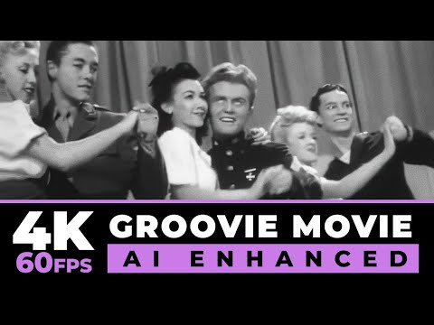 Lindy Hop en Groovie Movie (1944) 4K 60FPS - Remasterizado | Artur Walsh, Irene Thomas, Jean Veloz