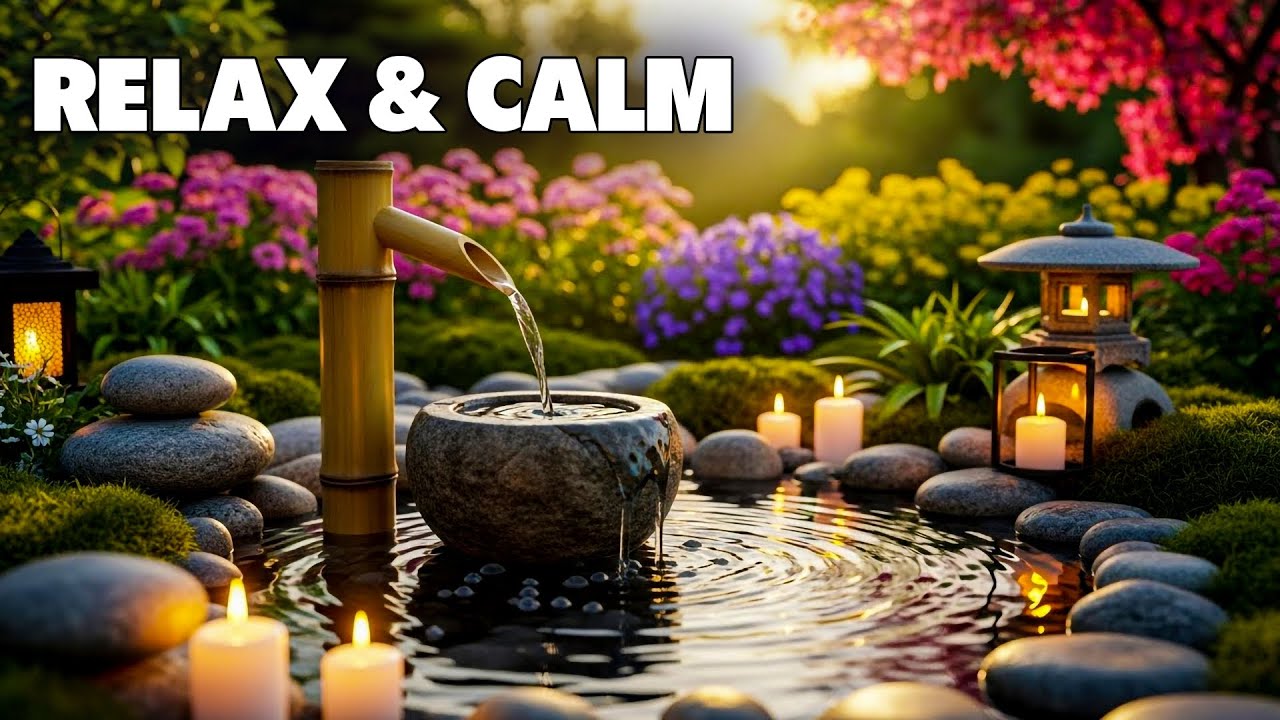 🌿 Relaxing Music for Stress Relief  Deep Calm Piano & Water Sounds for Sleep