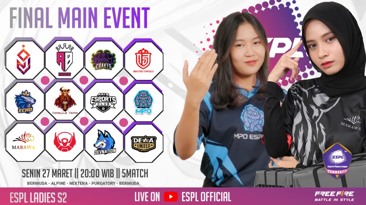 FINAL MAIN EVENT ESPL LADIES SEASON 2