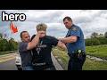 When Cops Get SAVED By Hero Civilians CAUGHT ON CAMERA