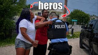 When Cops Get SAVED By Hero Civilians CAUGHT ON CAMERA