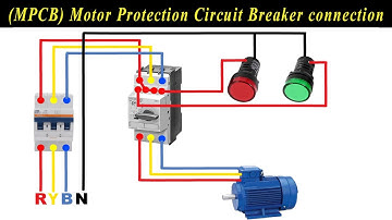 MPCB Motor Protection Circuit Breaker connection